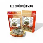 Nơi lấy sỉ kẹo Chuối Cuộn Túi Zip 500g