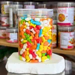Chỗ sỉ kẹo Cứng Ngũ Sắc Hương Vị Trái Cây 500g - Hộp Pet