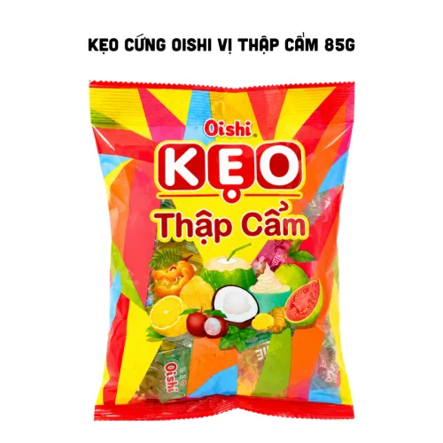 Chỗ sỉ kẹo Cứng OISHI Vị Thập Cẩm 85g