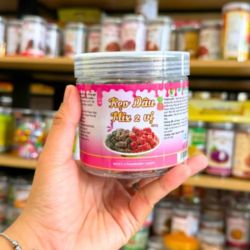 Chỗ sỉ kẹo Dâu Mix 2 Vị Giá Sỉ 250g Hộp