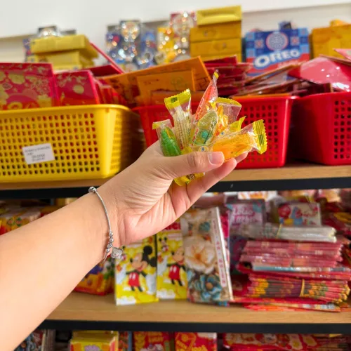 Chuyên sỉ kẹo Dẻo Hàng Xá Bắp Có Nhân 200g/Hộp