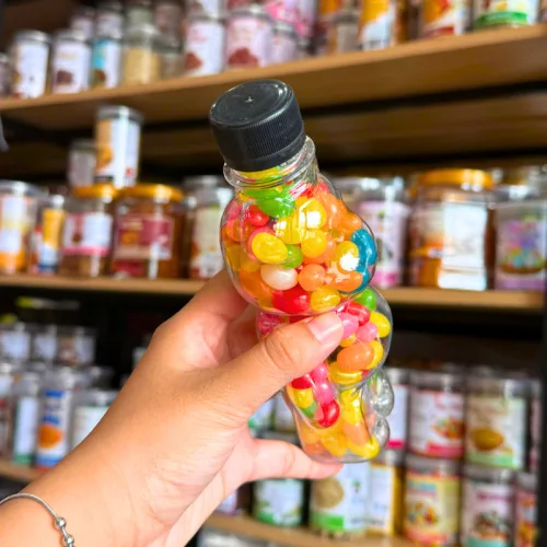 Kẹo Dẻo Bi Nhiều Màu 220g Chai Gấu Nhỏ