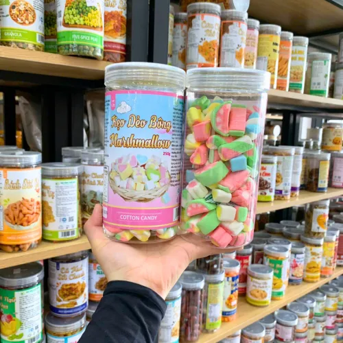 Marshmallow Cotton Candy 250g dạng hộp Pet