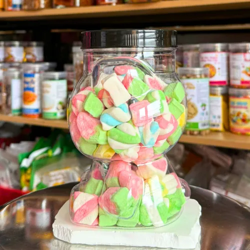 Kẹo dẻo bông Marshmallow đựng trong hộp gấu lớn 270g