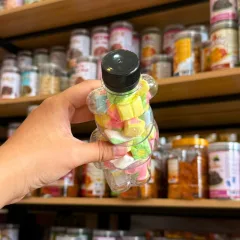 Kẹo dẻo bông Marshmallow đựng trong chai gấu nhỏ 70g