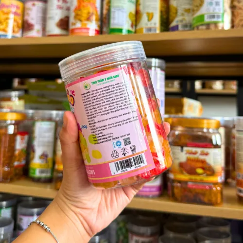 Kẹo dẻo hương trái cây Chip Chip 500g đóng hộp Pet