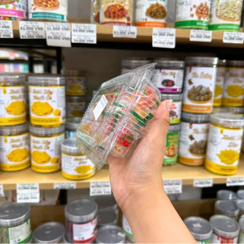 Kẹo dẻo dưa hấu hàng xá có nhân, hộp 200g