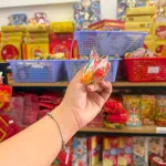 Kẹo dẻo dưa hấu hàng xá có nhân, hộp 200g