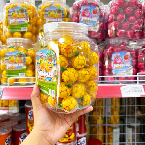 Chỗ sỉ kẹo Dẻo Sugarsky Bursting Gummies Hương Dứa 600g