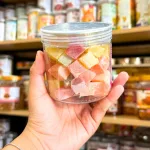 Chỗ sỉ kẹo Dẻo Vuông Hương Trái Cây (Kẹo Dẻo Đà Lạt) Mini 300g - Hộp Pet