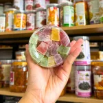 Kẹo Dẻo Vuông Hương Trái Cây Đà Lạt 500g, hũ PET