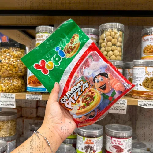 Nguồn hàng sỉ kẹo Dẻo YUPI GUMMI PIZZA Gói 88g