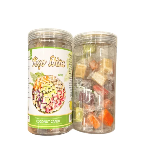 Kẹo Dừa Mix 9 Vị Thơm Ngon 300g Hộp – một lựa chọn đáng tham khảo trong Bánh quy, bánh gạo, bánh xốp, snack