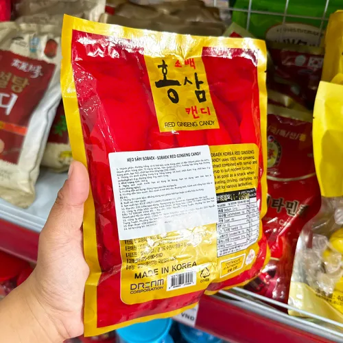 Chuyên sỉ kẹo Hồng Sâm Hàn Quốc Sobaek 200g