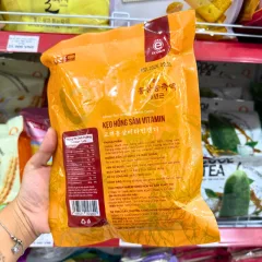 Kẹo ECOBIN Hồng Sâm Vitamin Hàn Quốc dạng bịch vàng 200g