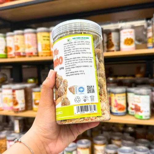 Kẹo Me Cam Thảo 500g, hũ PET