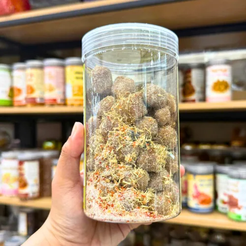 Kẹo Me Cam Thảo 500g, hũ PET