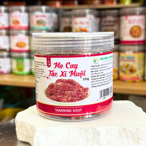 Chỗ sỉ kẹo Me Cay Tắc Xí Muội Mini 250g - Hộp Pet