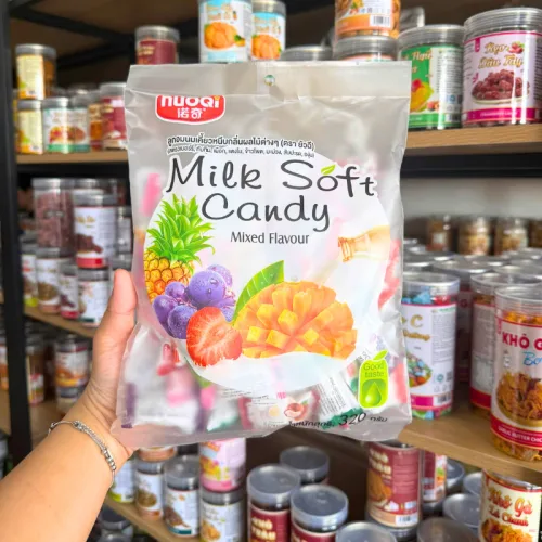 Shop sỉ kẹo Mềm Milk Soft Candy Mixed Flavour - Kẹo Dẻo Hương Trái Cây 320g