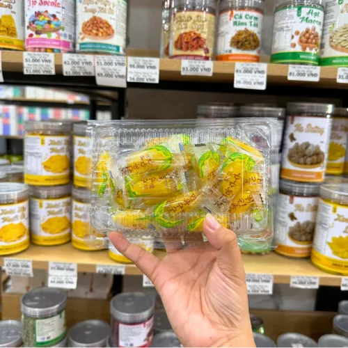Kẹo bắp bóc vỏ nhân chảy hàng xá 200g/hộp