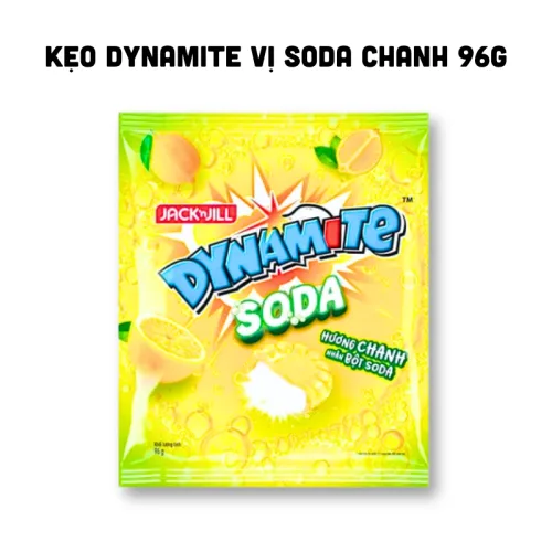 Kẹo Dynamite nhân soda chanh gói 96g