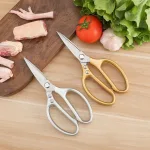 Kéo bếp Kapusi Nhật, lưỡi thép SK5, cỡ 21.5 x 9.5cm