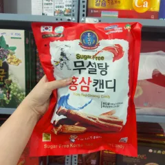 Kẹo Sâm Đỏ Hàn Quốc Không Đường 500g