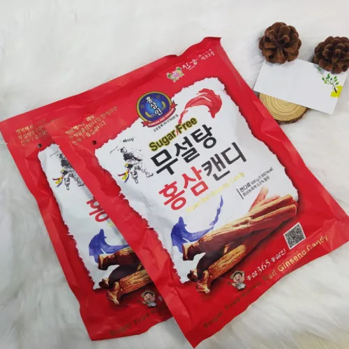 Kẹo Sâm Đỏ Hàn Quốc Không Đường 500g