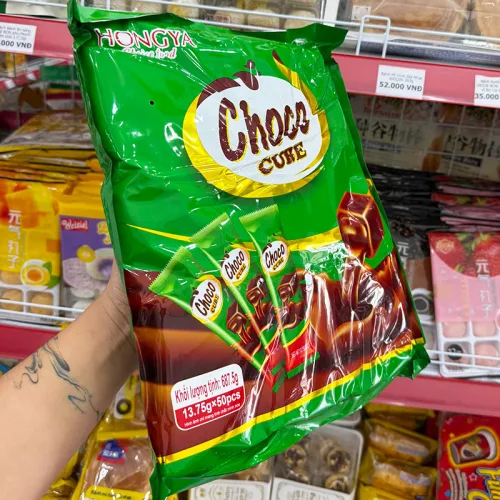 Nơi lấy sỉ kẹo Socola Choco Cube Hongya 687,5g