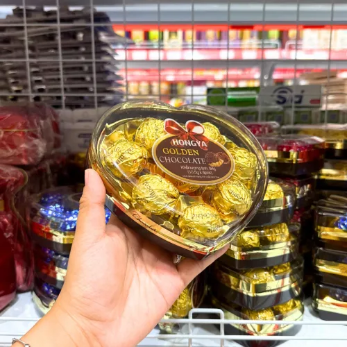 Shop sỉ kẹo Socola Hộp Trái Tim HONGYA 8 viên 84g