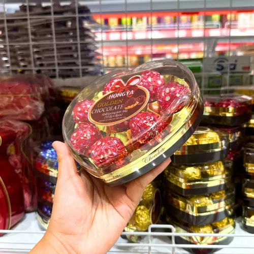 Shop sỉ kẹo Socola Hộp Trái Tim HONGYA 8 viên 84g