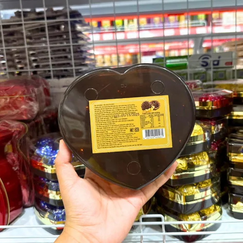 Shop sỉ kẹo Socola Hộp Trái Tim HONGYA 8 viên 84g