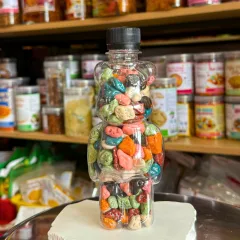 Kẹo socola sỏi đá 200g, kèm chai gấu nhỏ