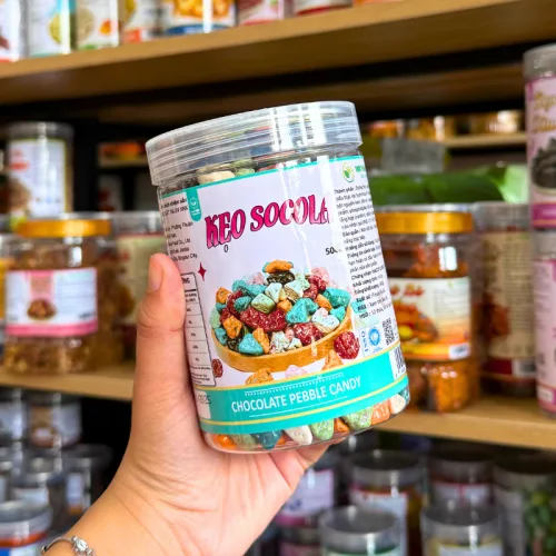 Chuyên sỉ kẹo Socola Sỏi Đá 500g - Hộp Pet