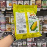 BISKIO – Kẹo sữa vị bắp với nhân trái cây, khối lượng 100g