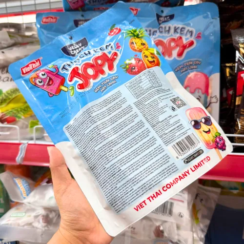 Thạch Que Kem Trái Cây Jopy Vietthai 270g Bịch 20 Que