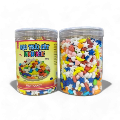 Hình ảnh Kẹo Trái Cây Ngũ Sắc 500g trong bộ sưu tập đồ ăn vặt