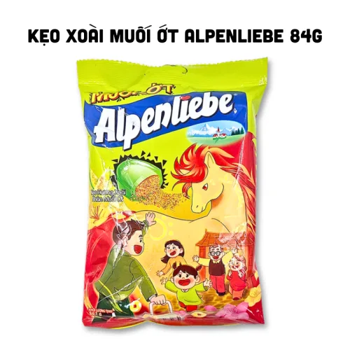 Shop sỉ kẹo Xoài Nhân Muối Ớtt ALPENLIEBE gói 84.1g