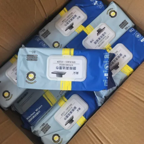 Nơi lấy sỉ khăn Ướt Lau Bếp Đa Năng - Khăn Lau Bàn Bếp Bát Đĩa Đa Năng An Toàn 1 Gói 80 Miếng 30x11x5cm