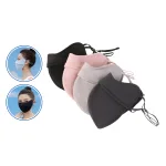 Khẩu trang lụa chống tia UV, chống nắng UPF 50+ cao cấp