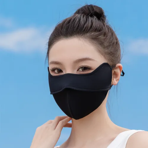 Khẩu trang lụa chống tia UV, chống nắng UPF 50+ cao cấp