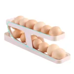 Nơi lấy sỉ khay Đựng Trứng Tự Lăn - Khay Đựng Trứng 2 Tầng Thiết Kế Gọn Gàng 36x8x10,5cm
