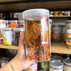 Khô bò miếng thơm ngon đóng hũ PET khối lượng 250g