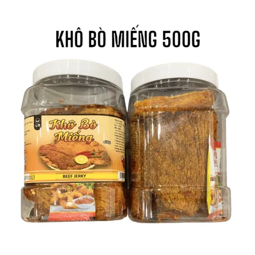 Nguồn hàng sỉ khô Bò Miếng Loại Đặc Biệt 500g - Hộp