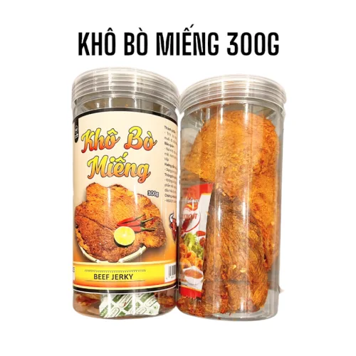 Chuyên sỉ khô Bò Miếng Thượng Hạng 300g hộp
