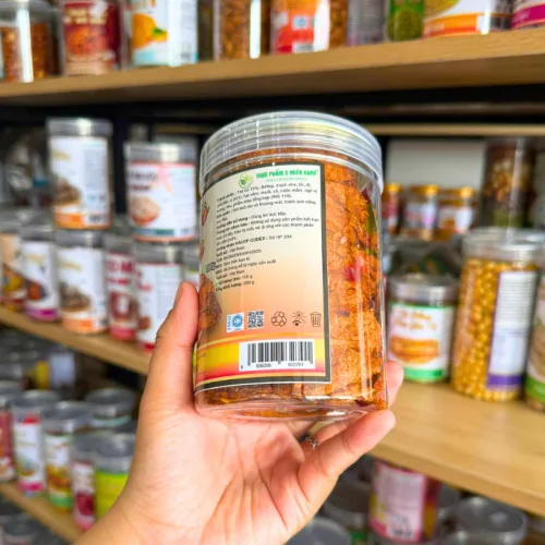 Khô bò miếng thượng hạng thơm ngon đóng hũ PET 200g