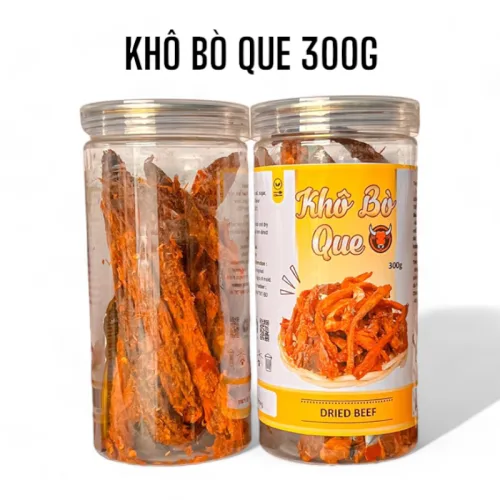 Chỗ sỉ khô Bò Que Loại Đặc Biệt 300g Hộp