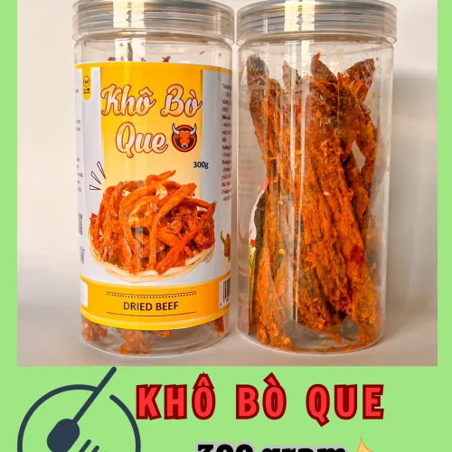 Chỗ sỉ khô Bò Que Loại Đặc Biệt 300g Hộp