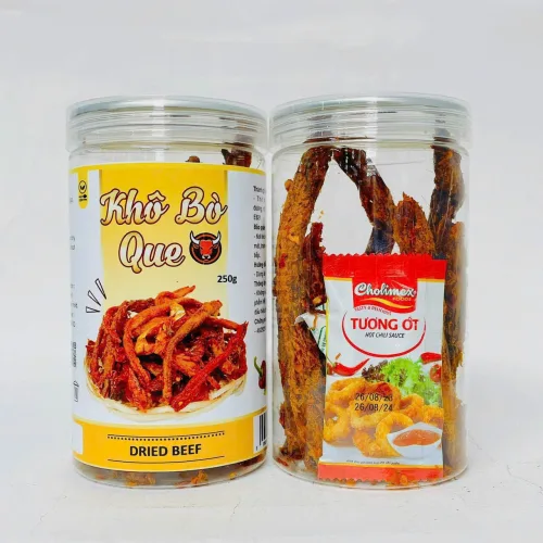 Khô bò que loại ngon, hộp 250g