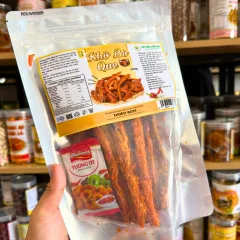 Chỗ sỉ khô Bò Que Thượng Hạng 300g - Túi Zip Bạc